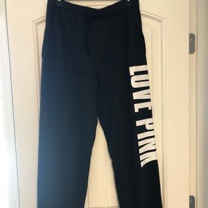 💕 Love Pink sweatpants, Size small, No flaws